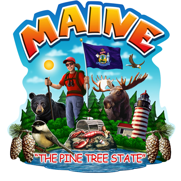 STATE MONTAGE - MAINE - 119