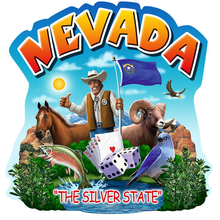 STATE MONTAGE - NEVADA - 128