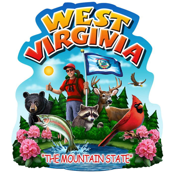 STATE MONTAGE - WEST VIRGINIA  - 148